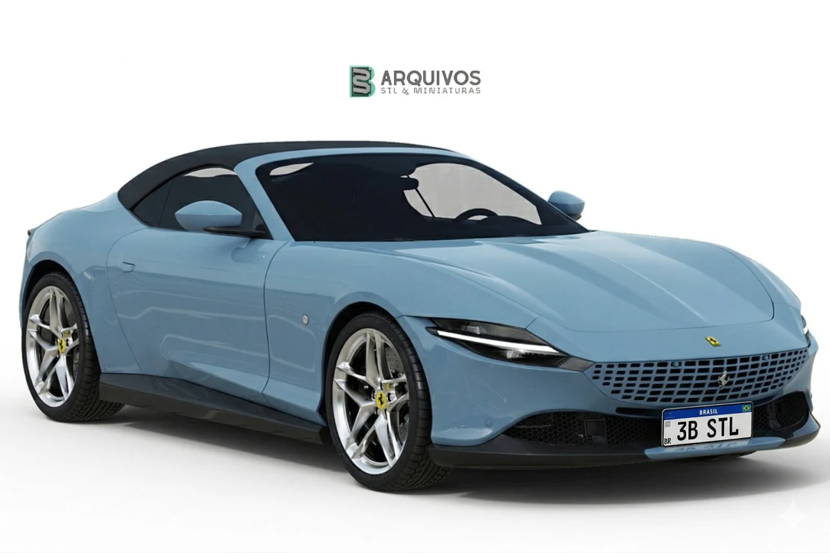 Modelo 3D STL - Ferrari Roma Spider — foto 3